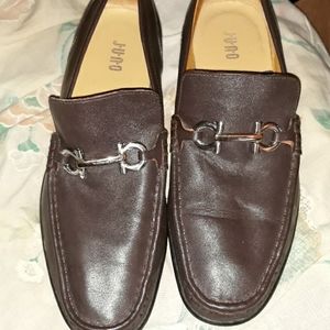 Men's ALL LEATHER ( JUNO NEW YORK ) Slip On Shoes!